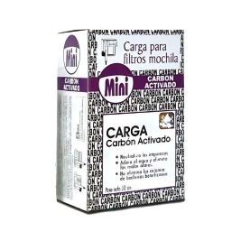 Carga Carbón Activo BioFiltro Mochila