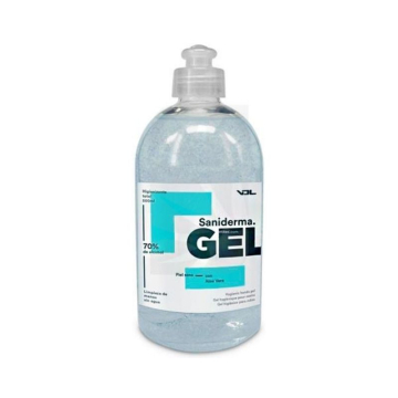 Gel Antiséptico 500ml Saniderma - Protecctión EPI