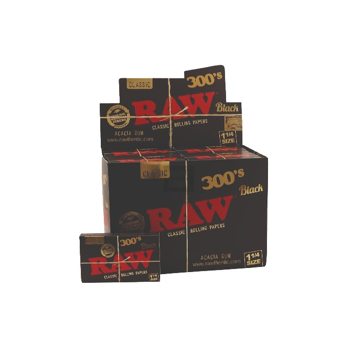 RAW Papel 300's Black - Papel de Liar